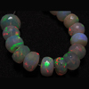 AAAA - High Quality Outstanding - Awesome - Welo Ethiopian OPAL - Micro Faceted Rondell Beads Gorgeous Fire Huge size - 6 - 8 mm - 15 pcs